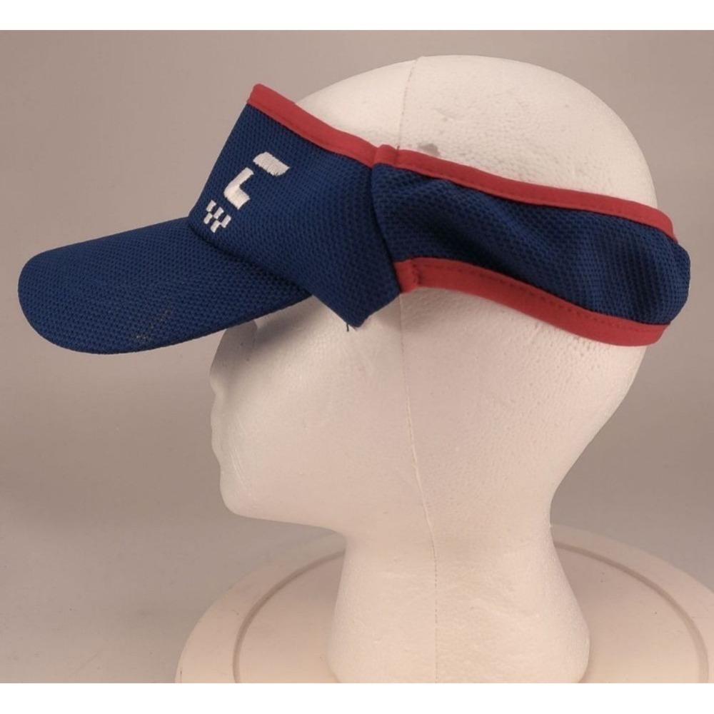 Endurance Visor Hat Clash Endurance Blue Red Stretch Fit One Size Athletic - Picture 2 of 12